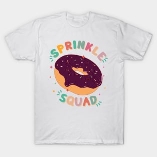 Donut Lover Cool Donut Sprinkle Squad Birthday Girls Cute T-Shirt